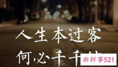 感叹人生聚散的句子哲理