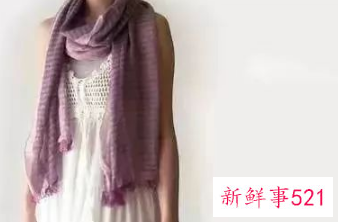 围巾怎么系好看又简单