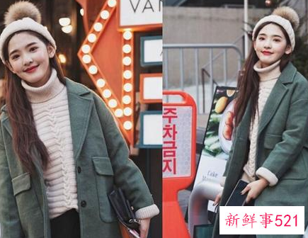 大衣配啥帽子好看