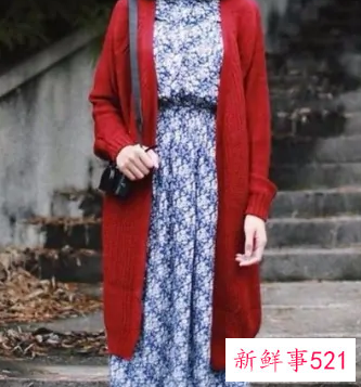 长裙外面搭什么外套