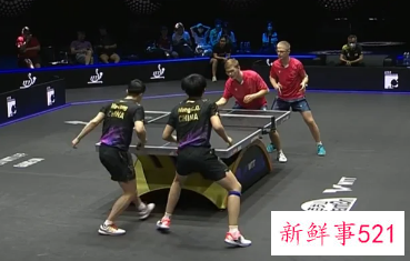 马龙王楚钦逆转晋级WTT球星挑战赛男双八强