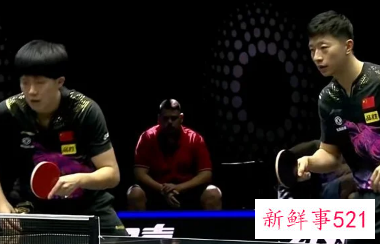 马龙王楚钦逆转晋级WTT球星挑战赛男双八强