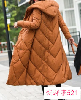 保暖舒适连帽棉大衣