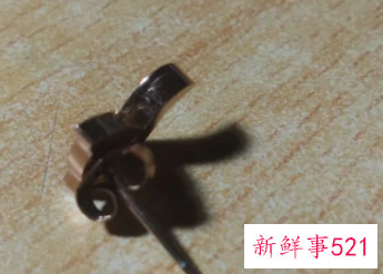 耳钉后面有两个塞子应该带哪一个