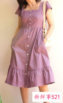 紫色连衣裙搭配什么颜色的围巾好看