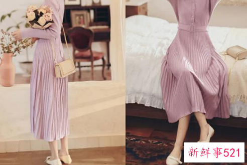 针织连衣裙搭配鞋子