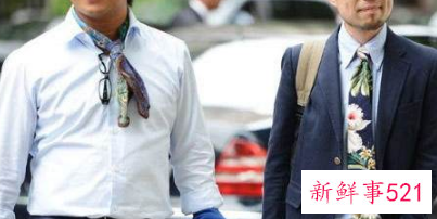 男士丝巾搭配