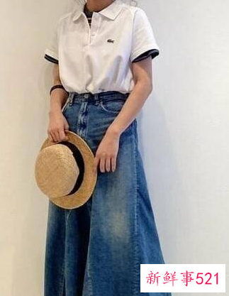 polo衫配什么裙子