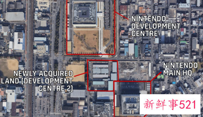 任天堂花费50亿日元买地扩建京都总部