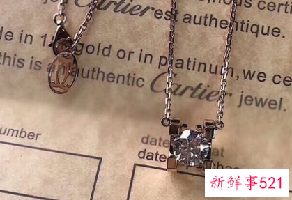 钻石项链的寓意和卖点