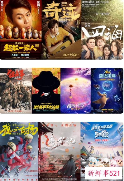 2022年电影档期情况