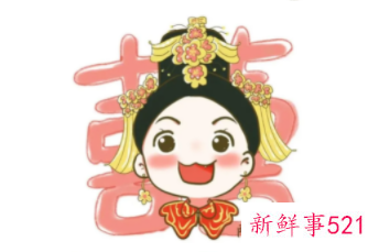 古婚喜服戴眼镜头像