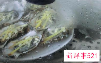 正确蒸生蚝的方法