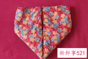 被子怎么叠成心形图