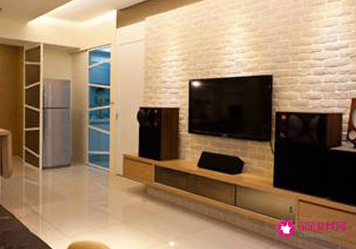 电视墙用什么背景好