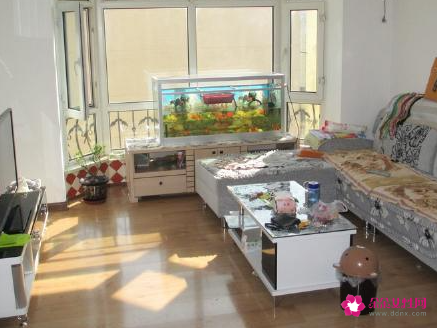 客厅金鱼缸的摆放图片欣赏