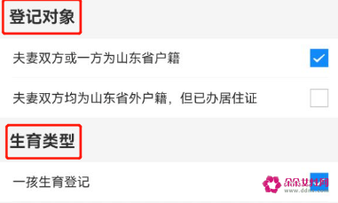 山东生育登记网上办理