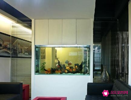 客厅金鱼缸的摆放图片欣赏