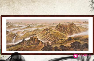 万里长城字画寓意