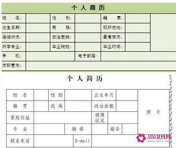 怎样丰富简历内容