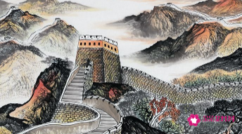 万里长城字画寓意