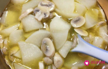 菌菇萝卜汤的做法