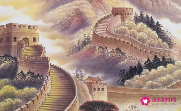 万里长城字画寓意