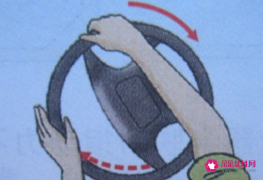 方向盘的正确握法和打方向方法