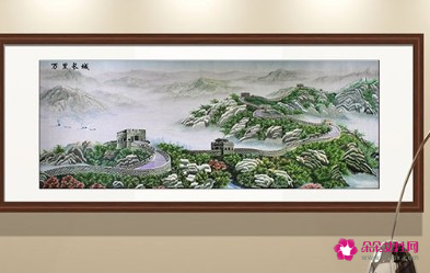 万里长城字画寓意