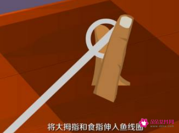 怎么把鱼线绑到钓竿上去