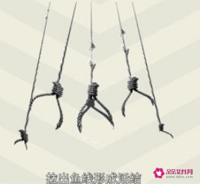 怎么把鱼线绑到钓竿上去