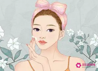 餐桌上的美白护肤品美容