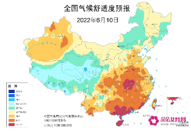 2022全国高考天气地图公布，强降水地区需警惕