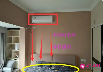 空调直吹床头怎么办