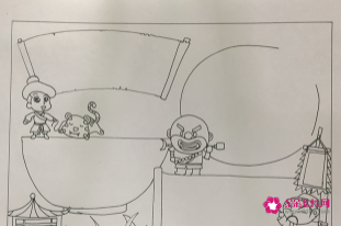 水浒传手抄报a3纸简单