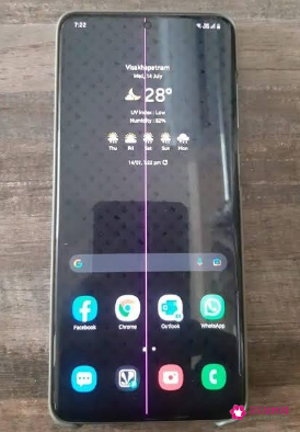 三星Galaxy S20屏幕又翻车：出现紫色或绿色线条