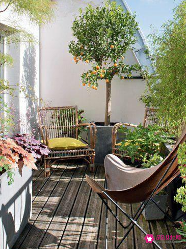 露天阳台装修效果图简约