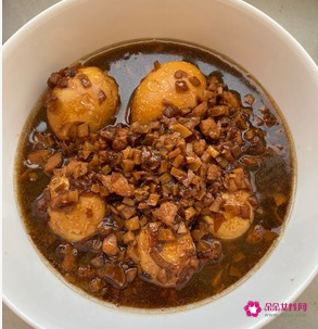 鸡肉卤肉饭的做法及配料