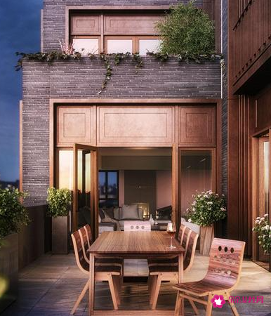 露天阳台装修效果图简约