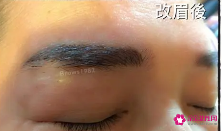 昨天纹的眉毛今天可以洗掉吗