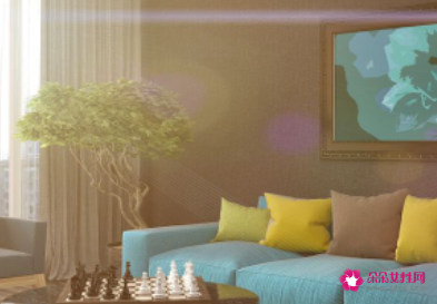 客厅墙布最佳颜色