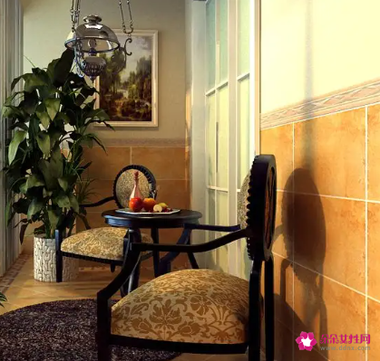 露天阳台装修效果图简约