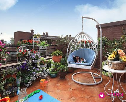 露天阳台装修效果图简约