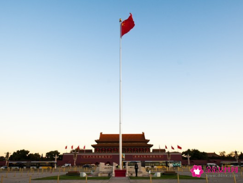 观看升旗的最佳位置图