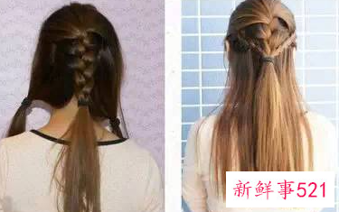 长头发怎么扎减龄又好看