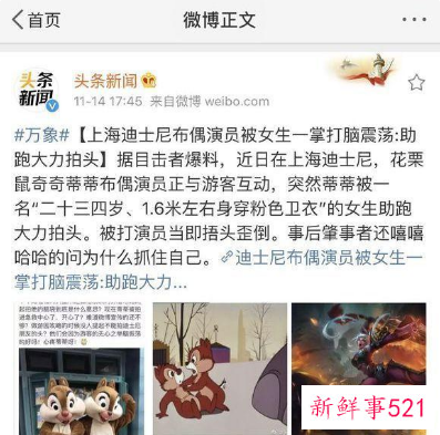 迪士尼人偶的头为什么不能拍