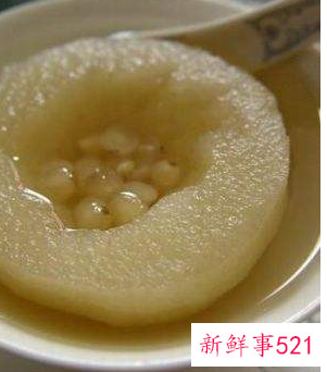 川贝炖雪梨的功效