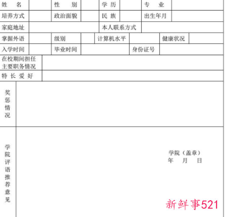 双向就业推荐表是什么