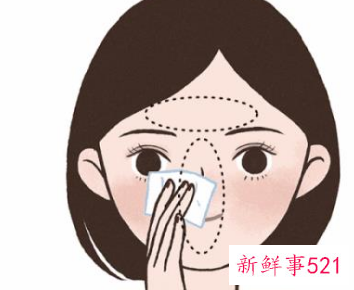 脸上起白色的皮屑图片