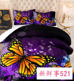 被子上有蝴蝶图案代表什么